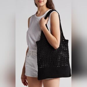Collection XIIX Open Weave Tote Bag